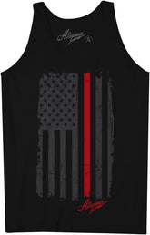 Red Line Tank Top