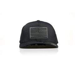 USA Black Flag Patch Flexfit Delta