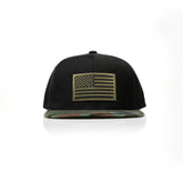 USA Green Flag Patch Snapback