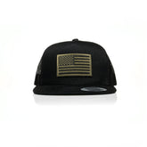 USA Green Flag Patch Trucker