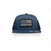Thin Blue/Red Line Patch Trucker