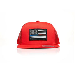 Thin Blue/Red Line Patch Trucker