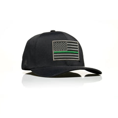 Thin Green Line Patch Flexfit Delta
