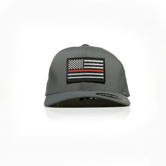 Thin Red Line Patch Flexfit Delta