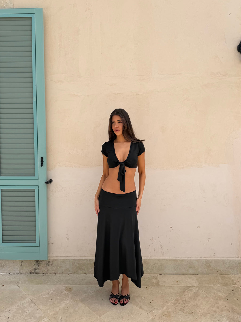 Sira long skirt - sort