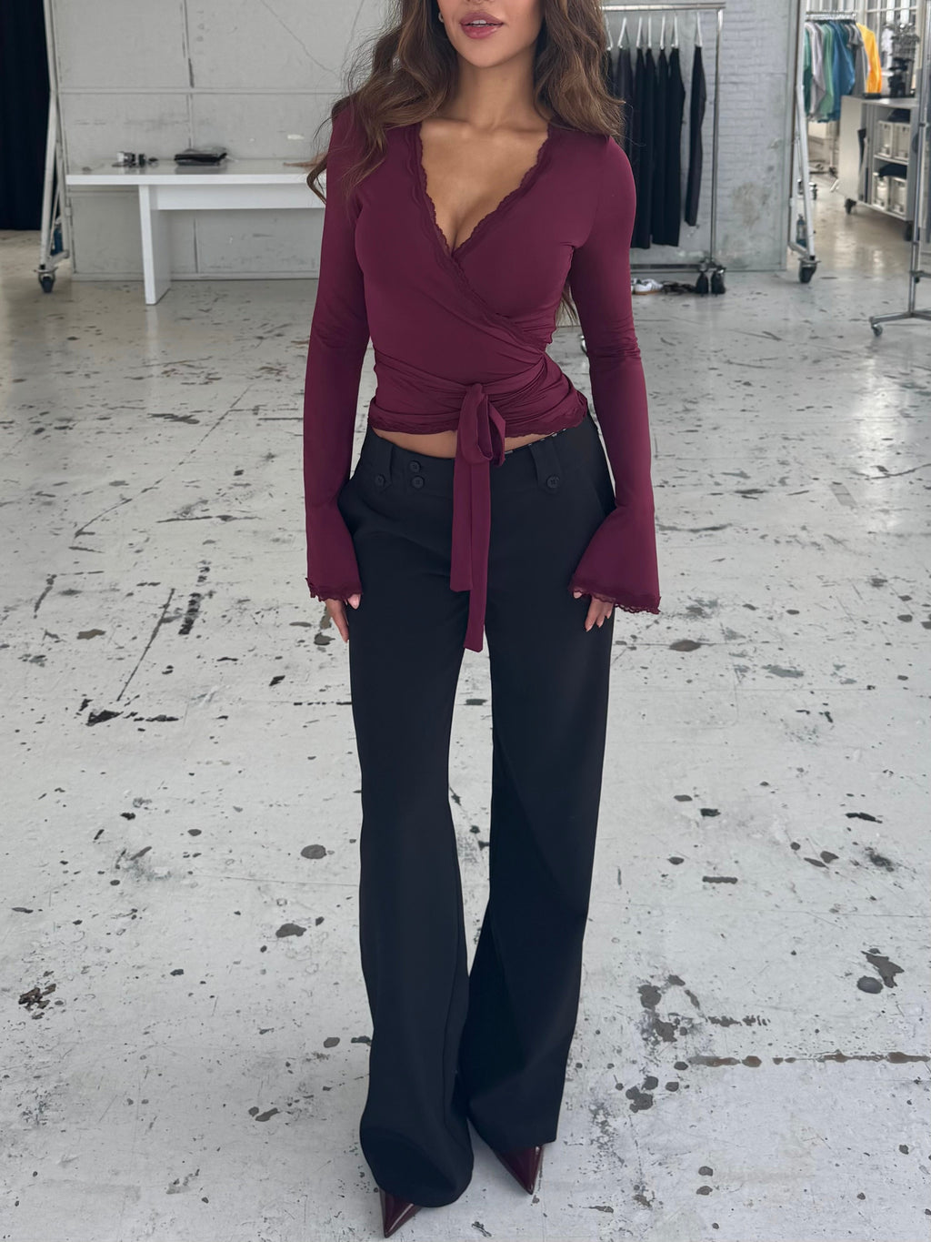 Ballerina basic top - bordeaux