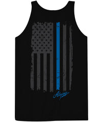Back the Blue Back Hit Tank