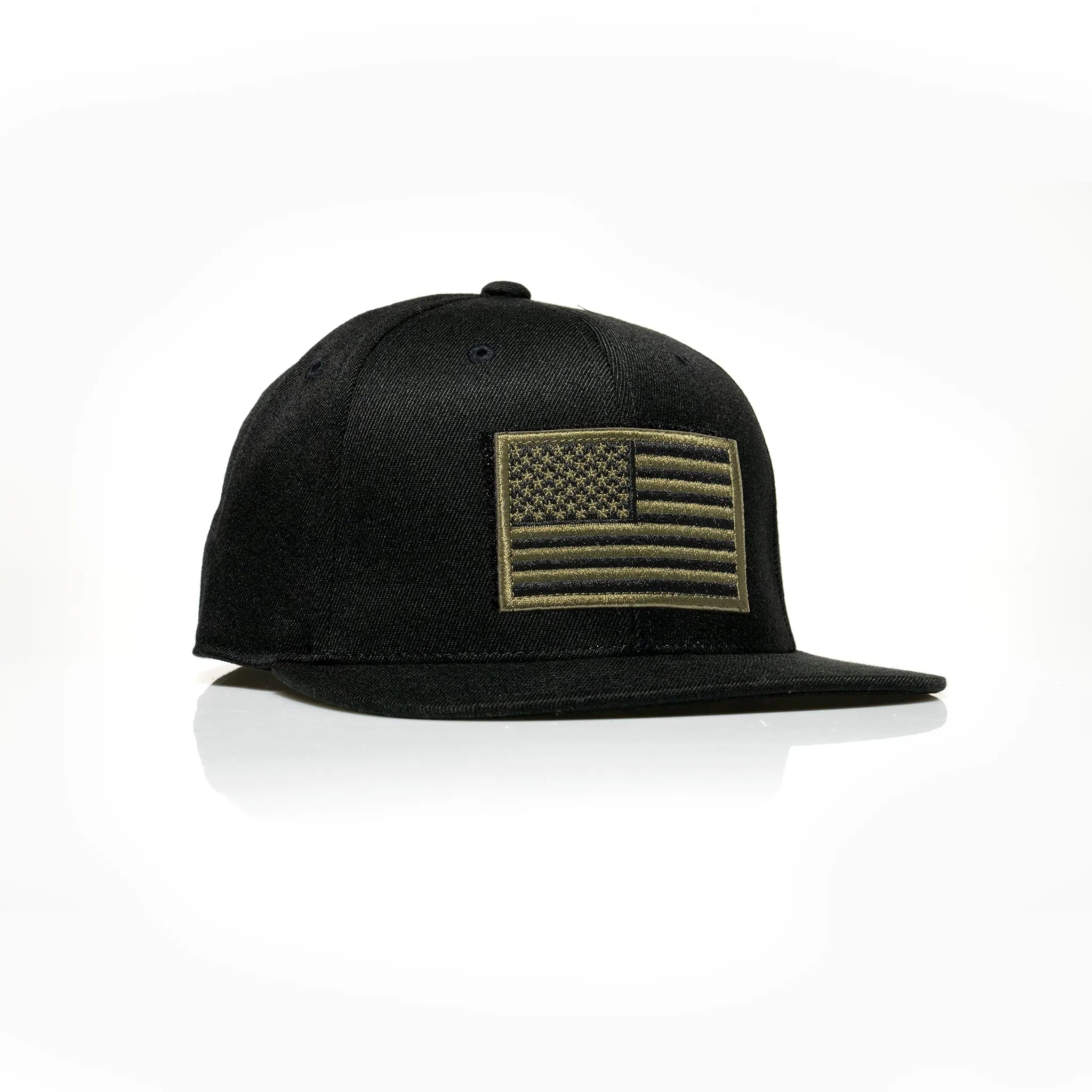 USA Green Flag Patch Flexfit Snapback 110