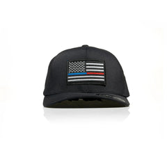 Thin Blue/Red Line Patch Flexfit Delta