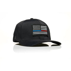Thin Blue/Red Line Patch Flexfit Delta