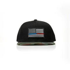 Thin Blue/Red Line Patch Snapback