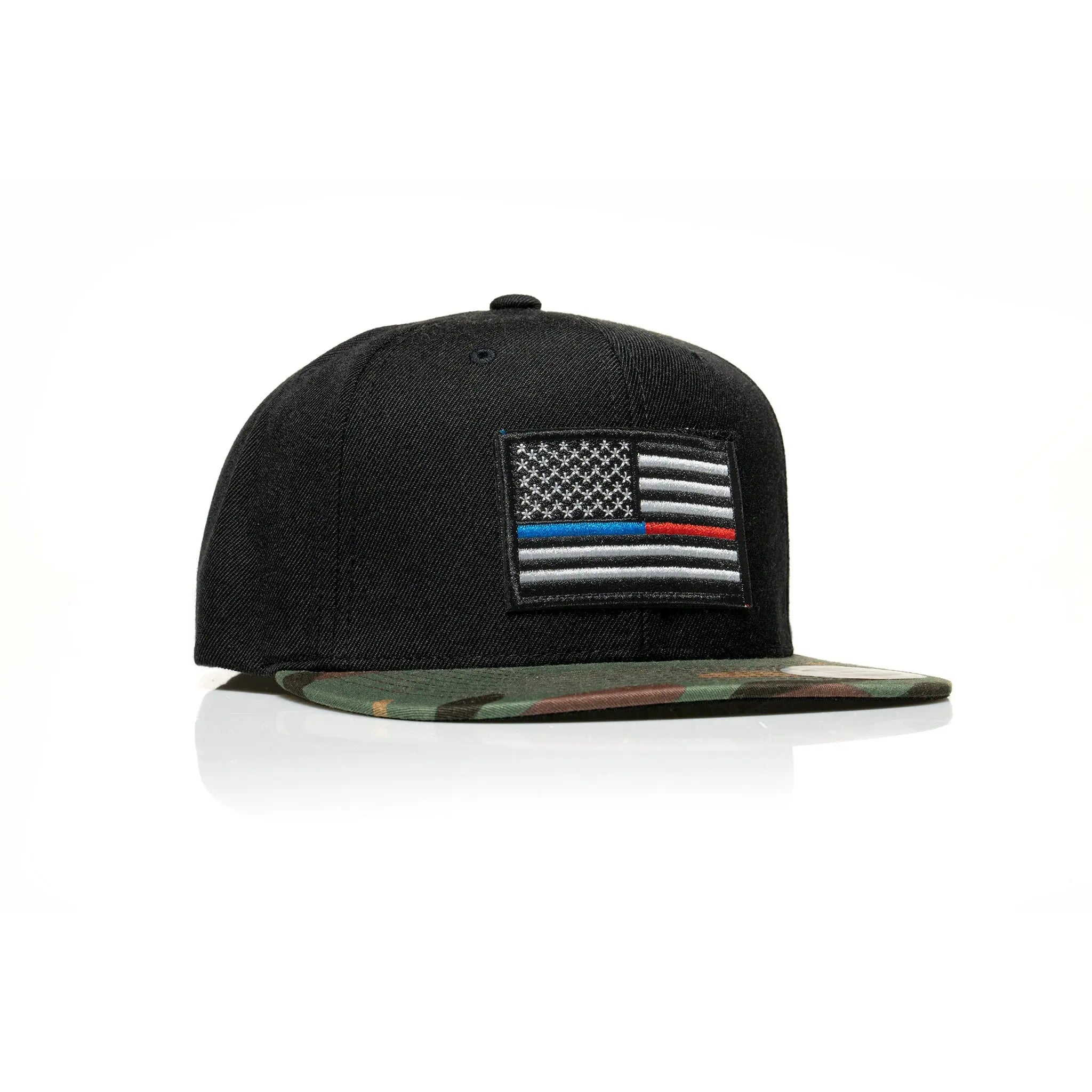 Thin Blue/Red Line Patch Snapback