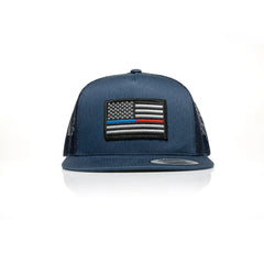 Thin Blue/Red Line Patch Trucker