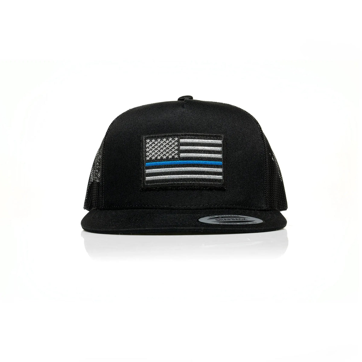 Thin Blue Line Patch Trucker