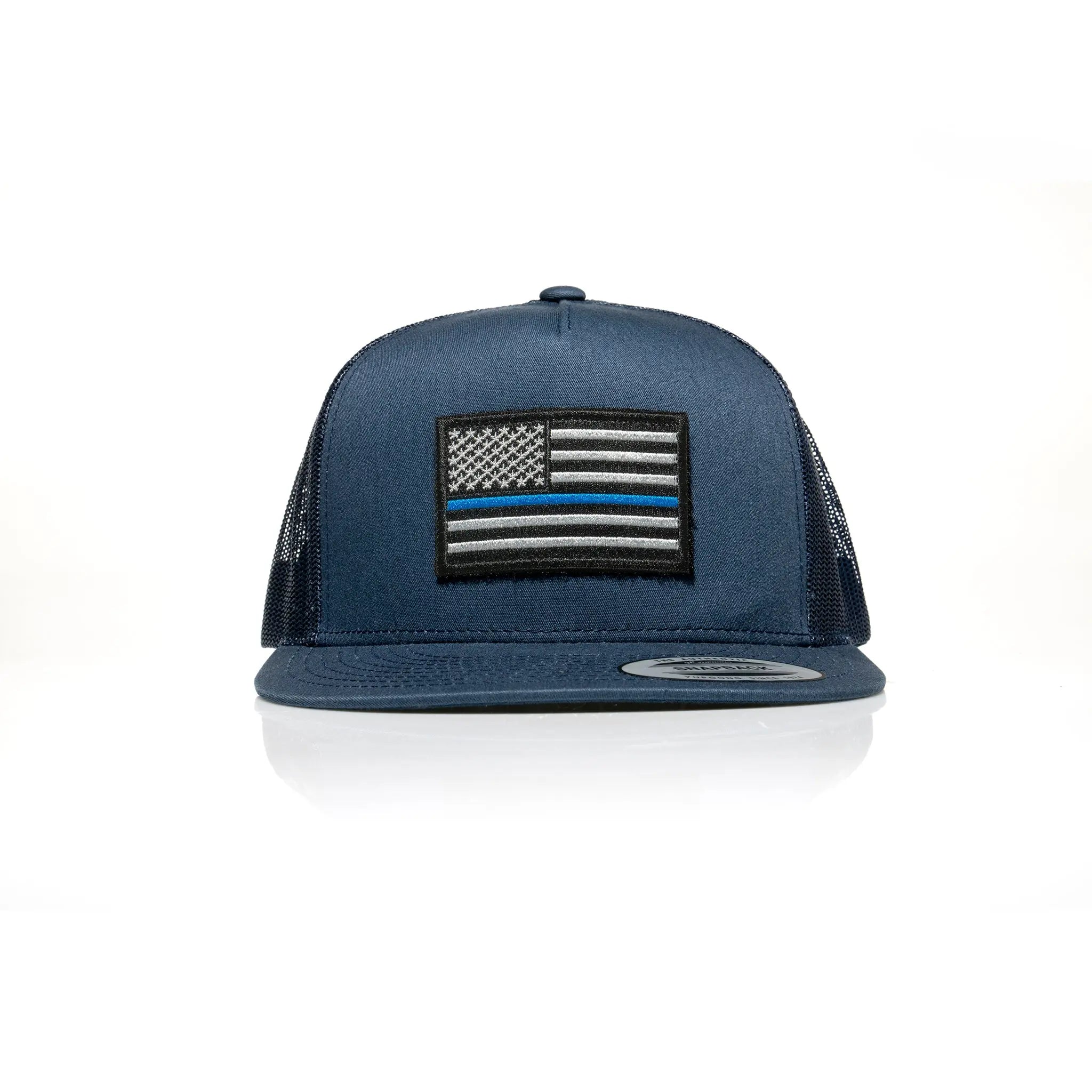 Thin Blue Line Patch Trucker