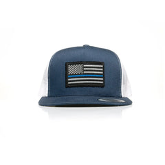 Thin Blue Line Patch Trucker