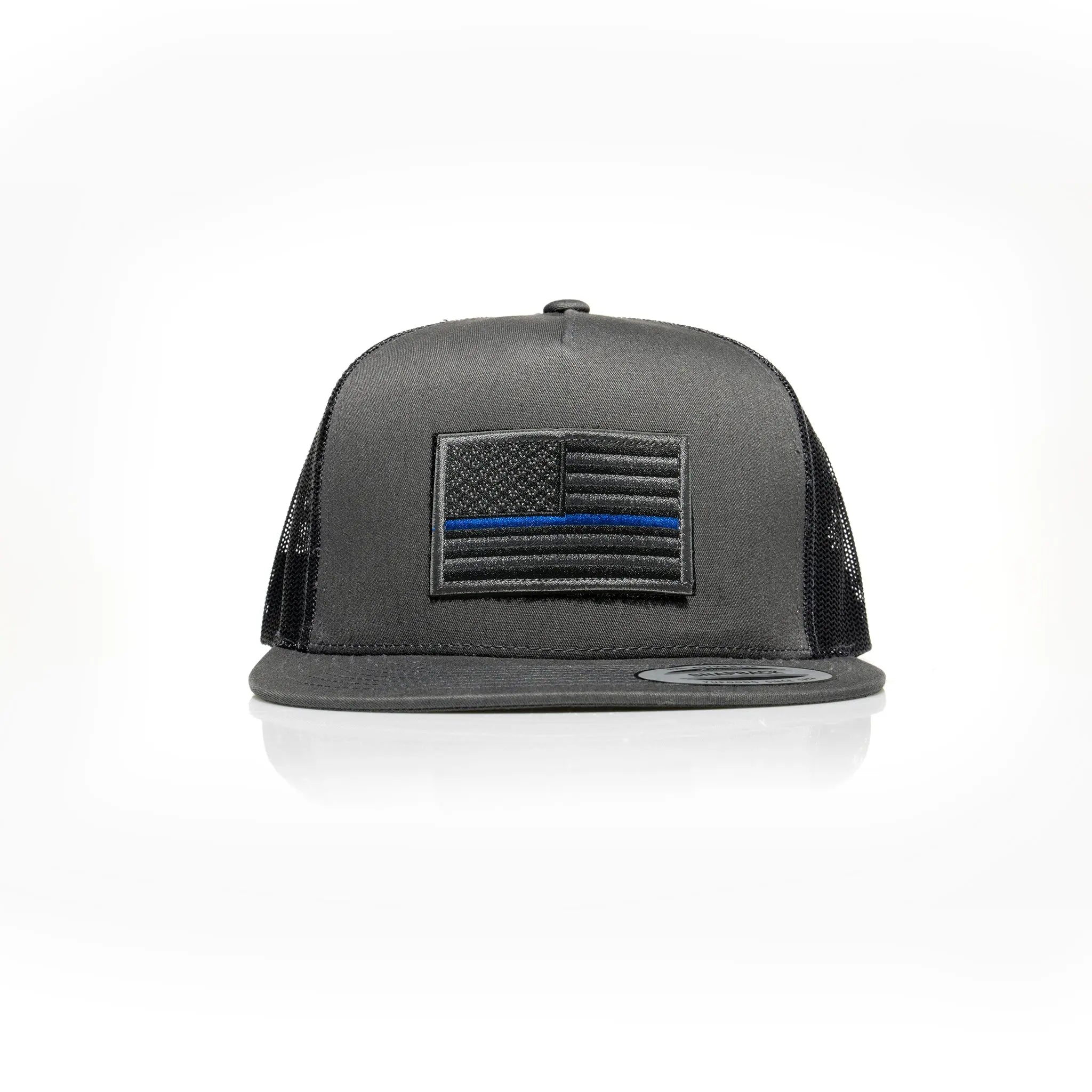 Thin Blue Line Patch Trucker