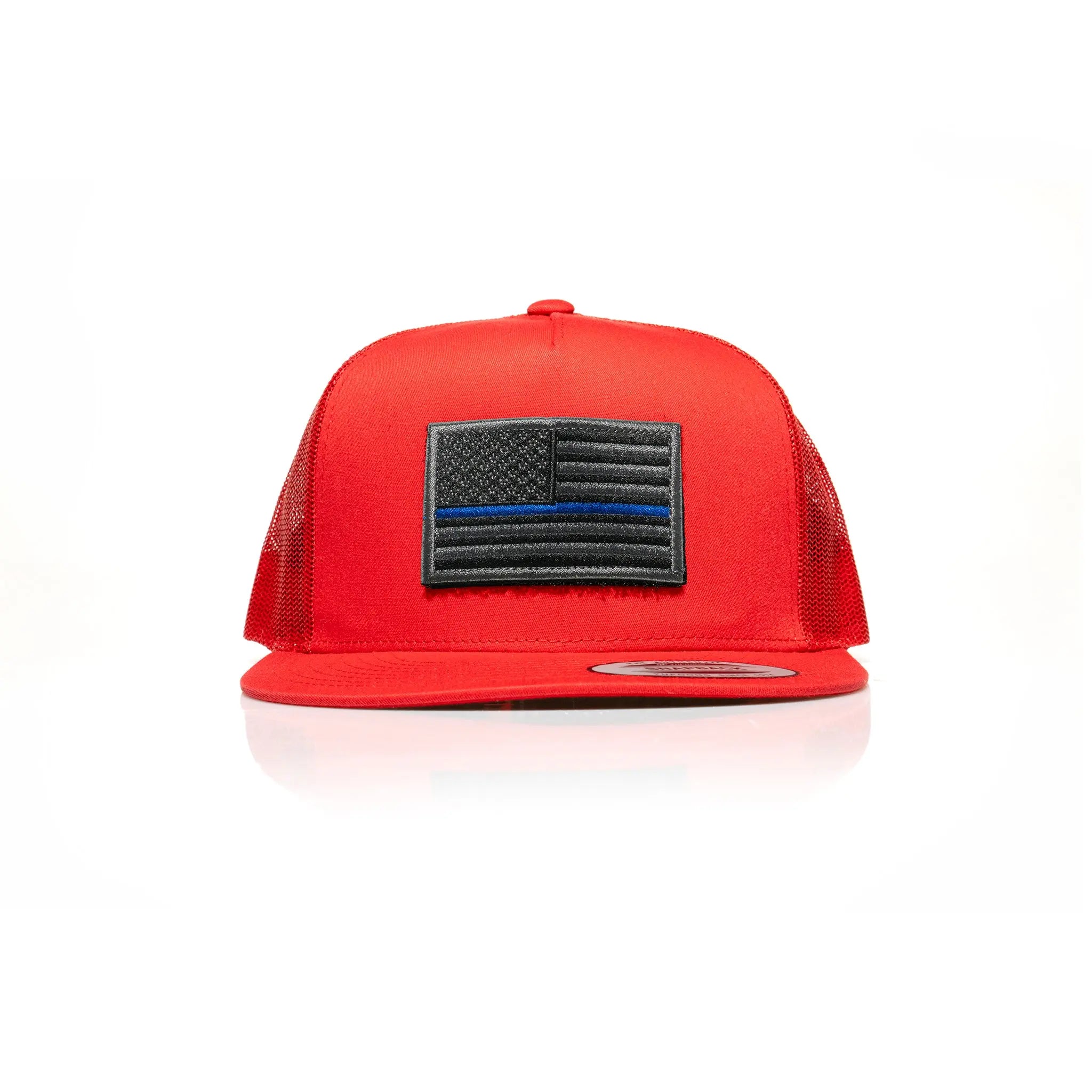 Thin Blue Line Patch Trucker