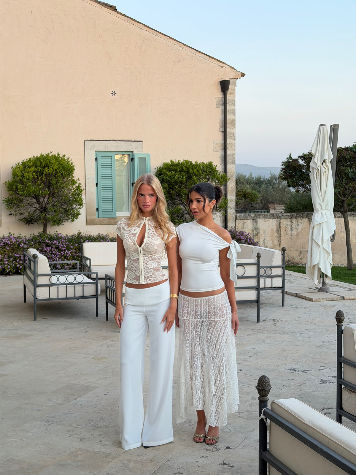 Lyra lace skirt - vintage cream