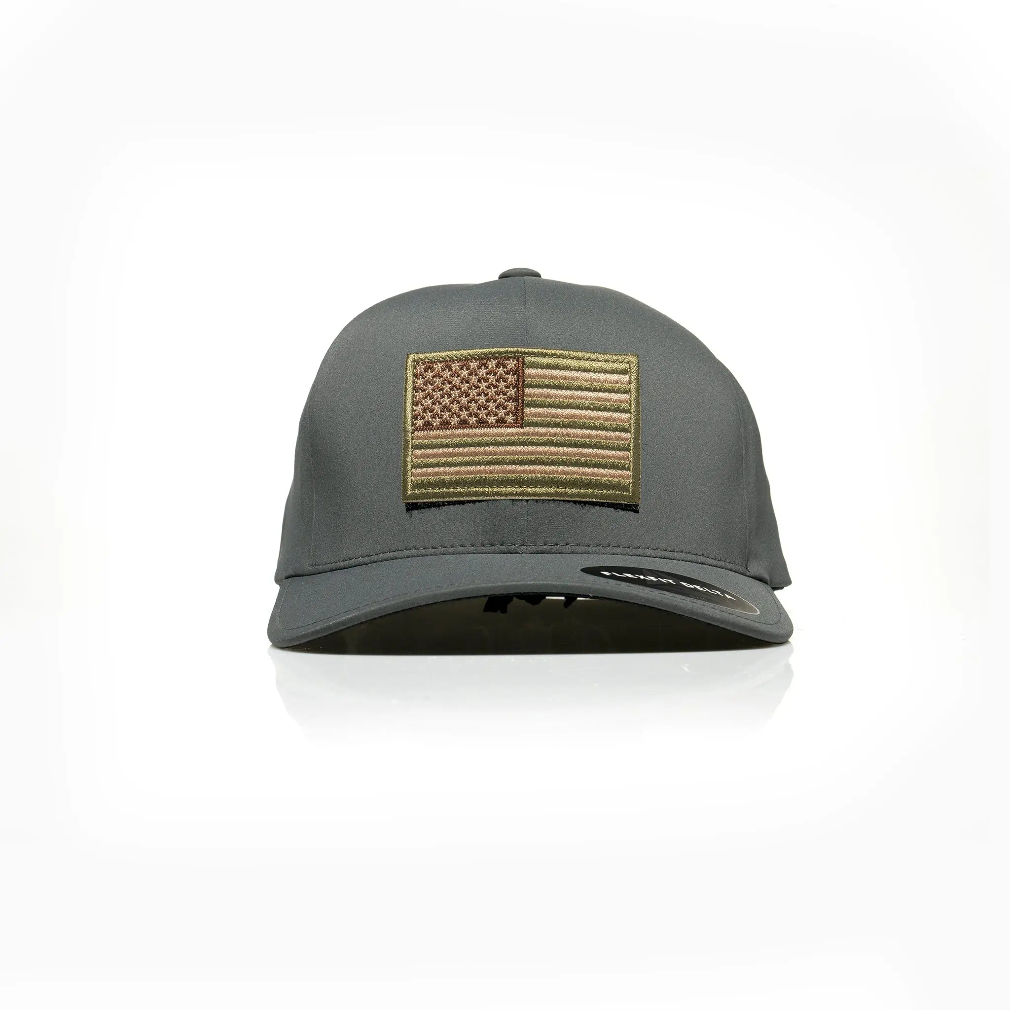 USA Tan Flag Patch Flexfit Delta