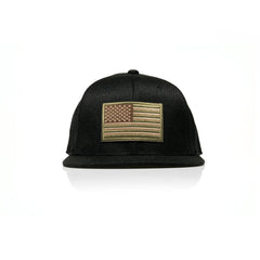 USA Tan Flag Patch Flexfit 110