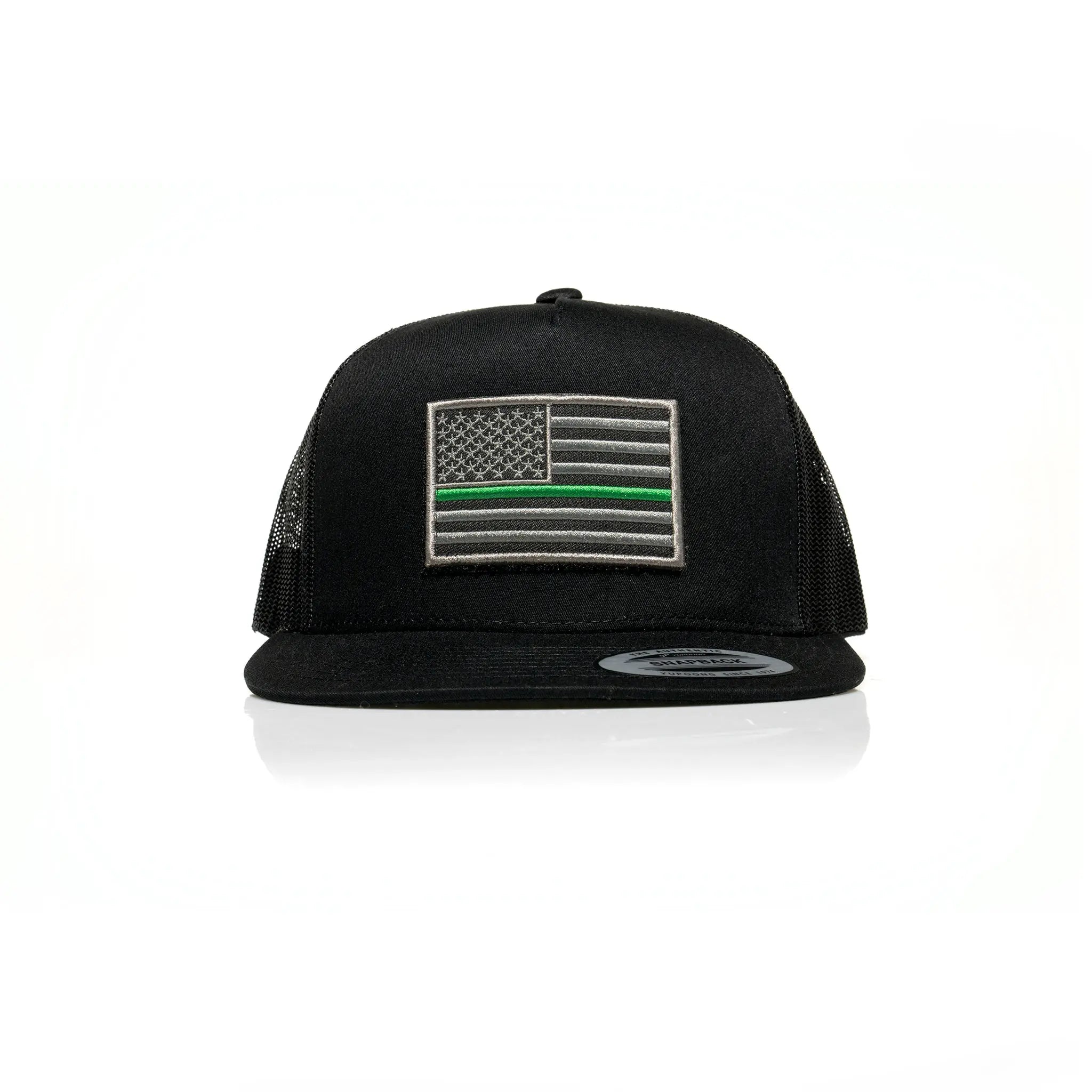 Thin Green Line Patch Trucker