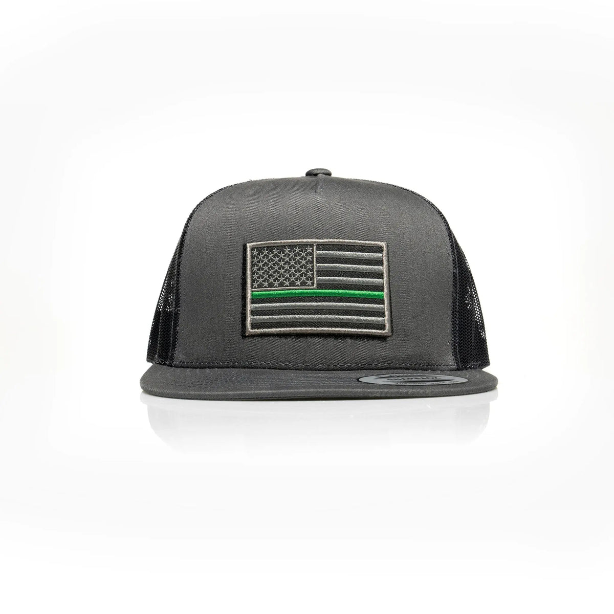 Thin Green Line Patch Trucker