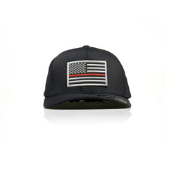 Thin Red Line Patch Flexfit Delta