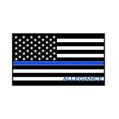 Blue Line Sticker